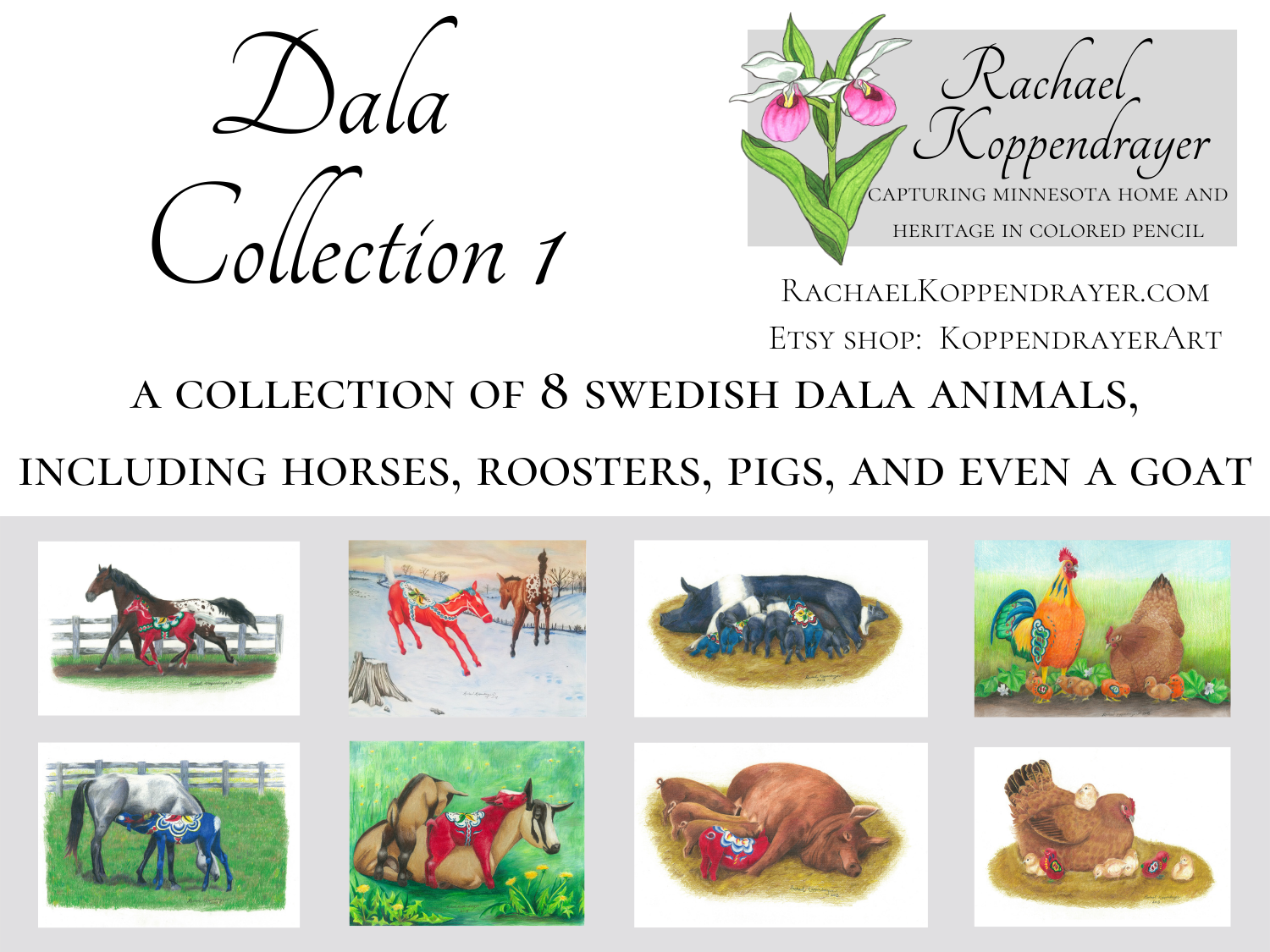 Swedish Dala Animals Collection 1 - Image 10