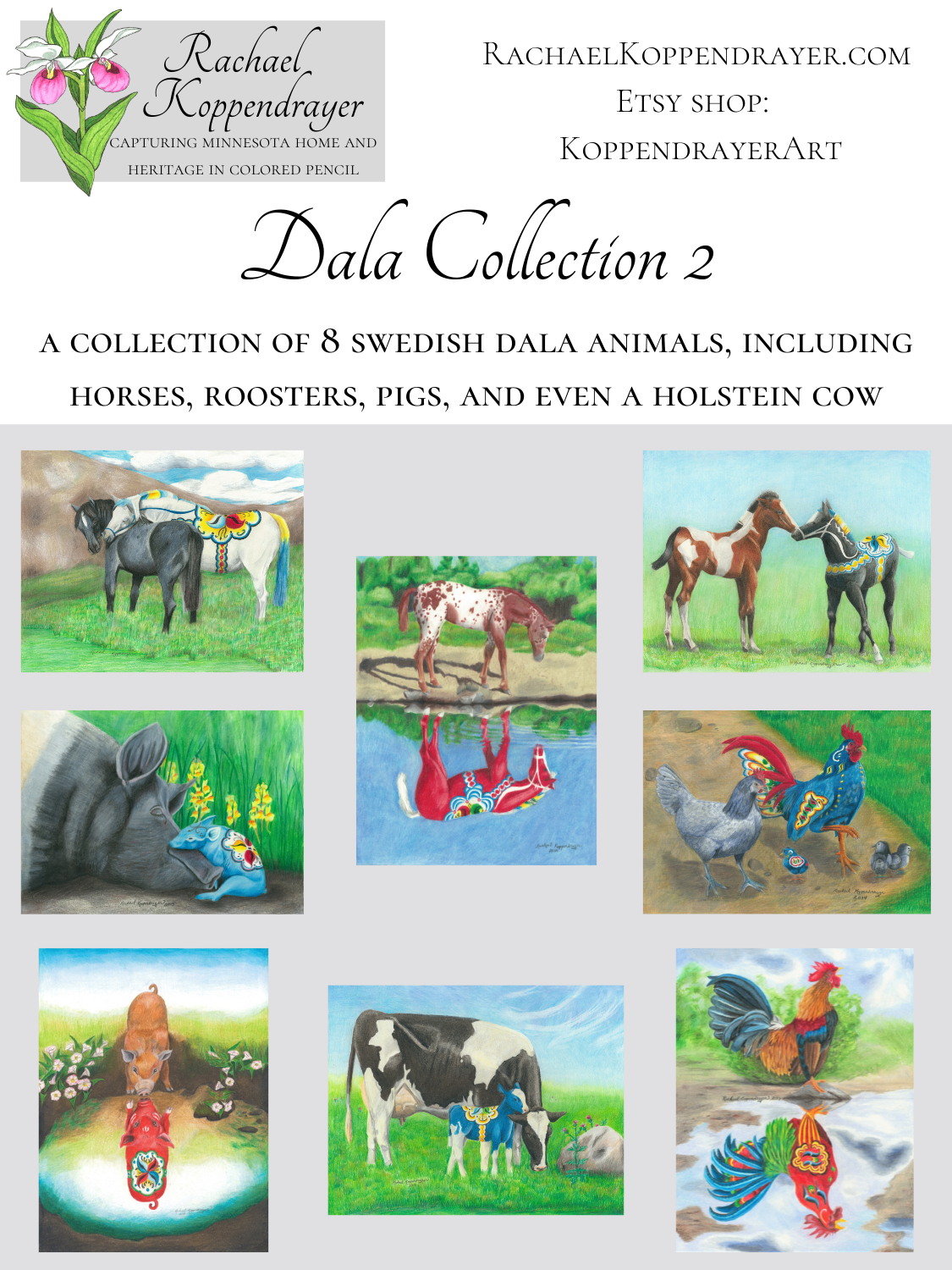 Swedish Dala Animals Collection 2 - Image 9