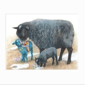 Dala Sheep: Gotland Giclée Print