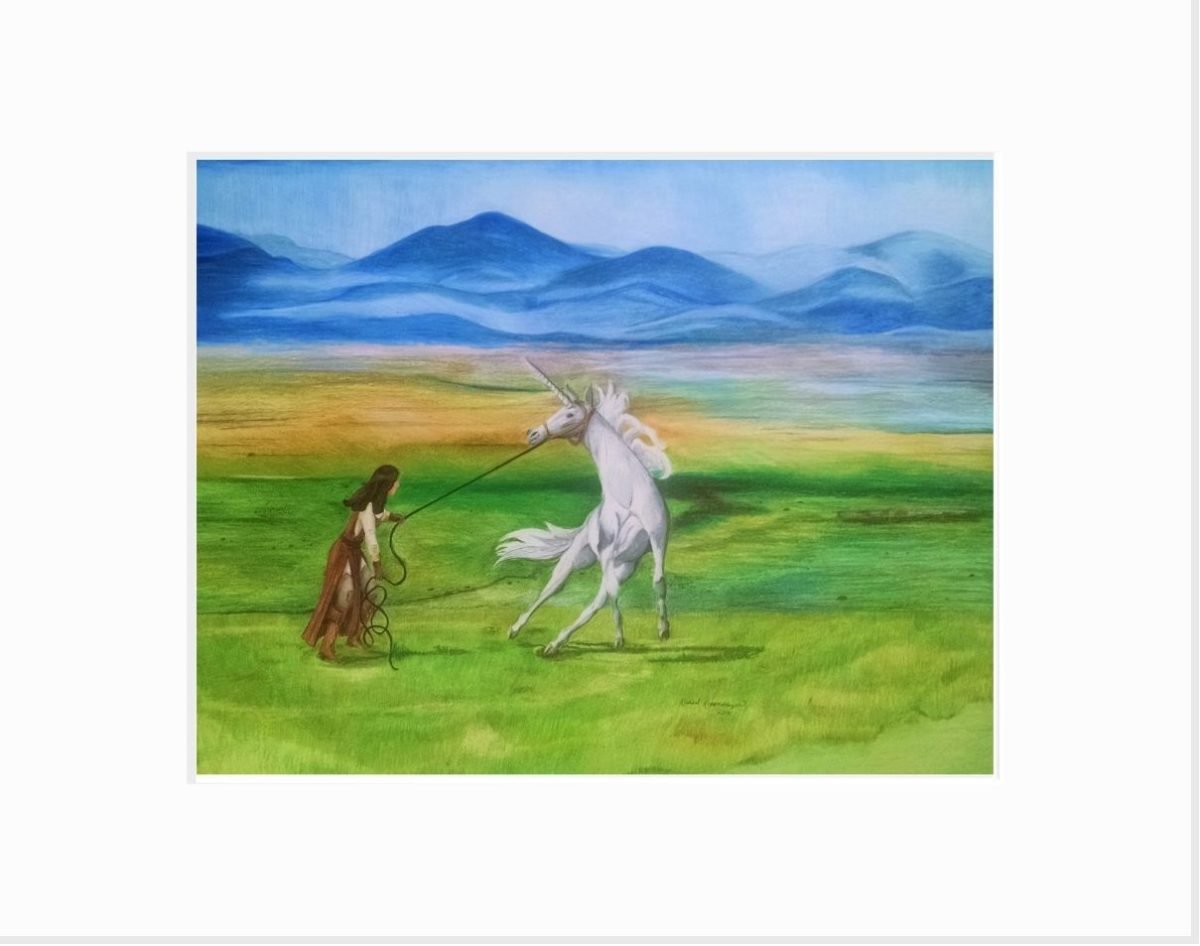 Taming the Unicorn Giclée Print