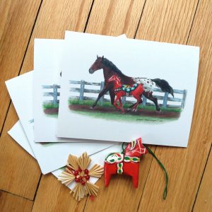 Dala Horse: To Run with Endurance Pack of 8 Cards
