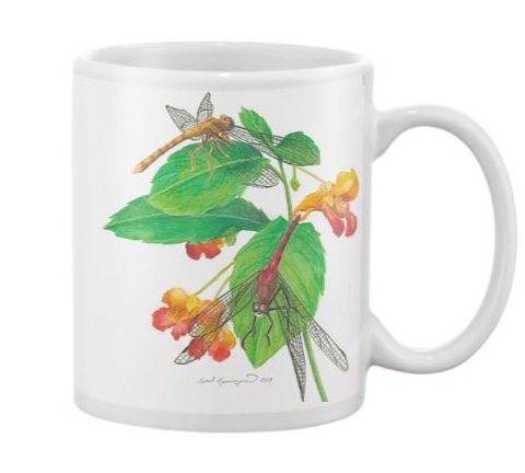 Dragonflies and Touch-Me-Nots Mug