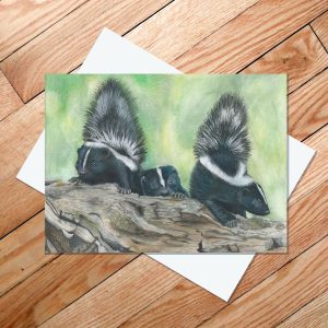 Sniffing Out Trouble 5x7 Art Card