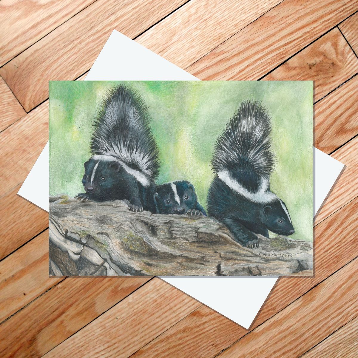 Sniffing Out Trouble 5x7 Art Card
